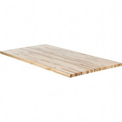 Made in USA - Maple Straight Edge Workbench & Workstation Work Bench Top - Use with Edsal Workbenches - Eagle Tool & Supply