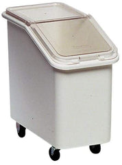 Rubbermaid - 2.8 Cu Ft, Structural Foam Mobile Storage Bin - 13-1/8" Wide x 29-1/4" Long x 28" High - Eagle Tool & Supply