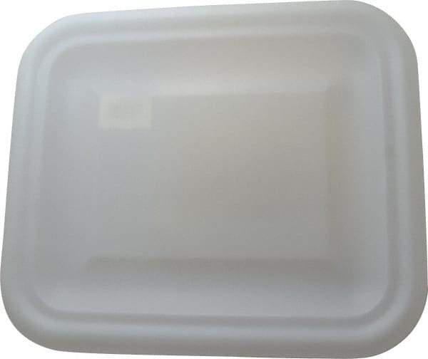 Rubbermaid - 15" Long x 12.8" Wide White Lid - For Use with Rubbermaid - 3690 - Eagle Tool & Supply