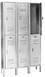 Lyon - 2 Door, 2 Tier, Locker - Eagle Tool & Supply