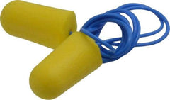 3M - Disposable, Corded, 32 dB Earplugs - Yellow, 200 Pairs - Eagle Tool & Supply