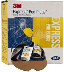 3M - Disposable, Uncorded, 25 dB Earplugs - Yellow, 100 Pairs - Eagle Tool & Supply