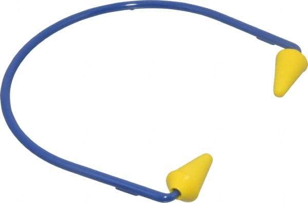 3M - Reusable, Banded, 20 dB, Cone Earplugs - Yellow - Eagle Tool & Supply