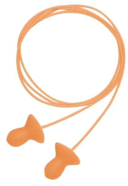 Howard Leight - Reusable, Corded, 26 dB, Taper Flare Earplugs - Orange, 50 Pairs - Eagle Tool & Supply