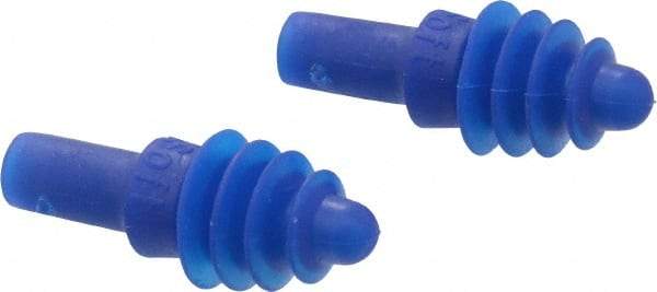 Howard Leight - Reusable, Uncorded, 27 dB, Flange Earplugs - Blue, 100 Pairs - Eagle Tool & Supply