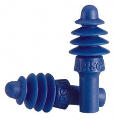 Howard Leight - Reusable, Uncorded, 27 dB, Flange Earplugs - Blue, 50 Pairs - Eagle Tool & Supply