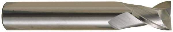 OSG - 5mm, 13mm LOC, 6mm Shank Diam, 50mm OAL, 2 Flute, Solid Carbide Square End Mill - Single End, Uncoated, Spiral Flute, 30° Helix, Centercutting, Right Hand Cut, Right Hand Flute, Series 8120 - Eagle Tool & Supply