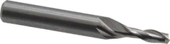 OSG - 3.5mm, 10mm LOC, 6mm Shank Diam, 45mm OAL, 2 Flute, Solid Carbide Square End Mill - Single End, Uncoated, Spiral Flute, 30° Helix, Centercutting, Right Hand Cut, Right Hand Flute, Series 8120 - Eagle Tool & Supply