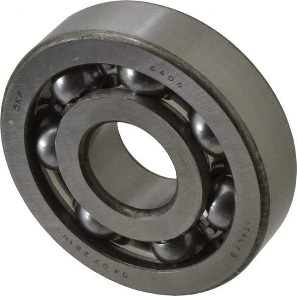 SKF - 30mm Bore Diam, 90mm OD, Open Deep Groove Radial Ball Bearing - 23mm Wide, 1 Row, Round Bore, 5,310 Lb Static Capacity, 9,800 Lb Dynamic Capacity - Eagle Tool & Supply