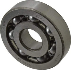SKF - 30mm Bore Diam, 90mm OD, Open Deep Groove Radial Ball Bearing - 23mm Wide, 1 Row, Round Bore, 5,310 Lb Static Capacity, 9,800 Lb Dynamic Capacity - Eagle Tool & Supply