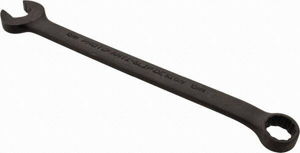 Proto - 15mm 12 Point Offset Combination Wrench - 15° Offset Angle, 9-5/32" OAL, Steel, Black Finish - Eagle Tool & Supply