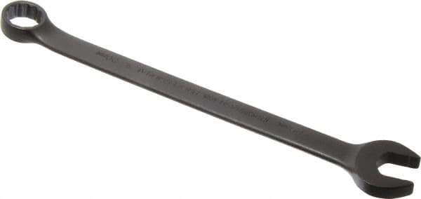 Proto - 20mm 12 Point Offset Combination Wrench - 15° Offset Angle, 11-13/32" OAL, Steel, Black Finish - Eagle Tool & Supply