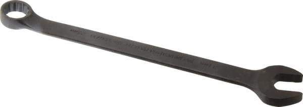 Proto - 23mm 12 Point Combination Wrench - 15° Offset Angle, 12-7/8" OAL, Steel, Black Finish - Eagle Tool & Supply