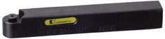 Kennametal - RKA, Neutral Cut, 0° Lead Angle, 1/2" Shank Height x 7/16" Shank Width, Negative Rake Indexable Turning Toolholder - 3-1/2" OAL, RD 8P Insert Compatibility, Series Kendex - Eagle Tool & Supply