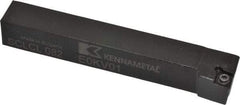 Kennametal - SCLC, Left Hand Cut, 5° Lead Angle, 1/2" Shank Height x 1/2" Shank Width, Neutral Rake Indexable Turning Toolholder - 3-1/2" OAL, CC..21.5. Insert Compatibility, Series Screw-On - Eagle Tool & Supply