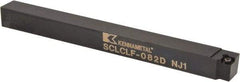 Kennametal - SCLC, Left Hand Cut, 5° Lead Angle, 1/2" Shank Height x 1/2" Shank Width, Neutral Rake Indexable Turning Toolholder - 6" OAL, CC..21.5. Insert Compatibility, Series Screw-On - Eagle Tool & Supply