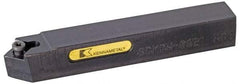 Kennametal - SCMC, Neutral Cut, 0° Lead Angle, 5/8" Shank Height x 5/8" Shank Width, Neutral Rake Indexable Turning Toolholder - 4" OAL, CC..32.5. Insert Compatibility, Series Screw-On - Eagle Tool & Supply