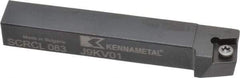 Kennametal - SCRC, Left Hand Cut, 15° Lead Angle, 1/2" Shank Height x 1/2" Shank Width, Neutral Rake Indexable Turning Toolholder - 3-1/2" OAL, CC..32.5. Insert Compatibility, Series Screw-On - Eagle Tool & Supply