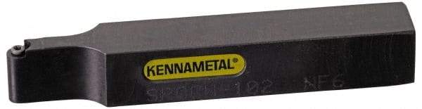 Kennametal - SROC, Neutral Cut, 0° Lead Angle, 1-1/4" Shank Height x 1-1/4" Shank Width, Neutral Rake Indexable Turning Toolholder - 6" OAL, RC..32.5. Insert Compatibility, Series Screw-On - Eagle Tool & Supply