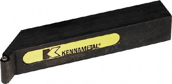 Kennametal - SRGC, Right Hand Cut, 25mm Shank Height x 25mm Shank Width, Neutral Rake Indexable Turning Toolholder - 150mm OAL, RC..0802M0 Insert Compatibility, Series Screw-On - Eagle Tool & Supply