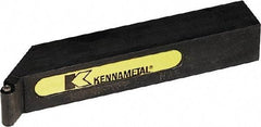 Kennametal - SRGC, Left Hand Cut, 16mm Shank Height x 16mm Shank Width, Neutral Rake Indexable Turning Toolholder - 100mm OAL, RC..10T3M0 Insert Compatibility, Series Screw-On - Eagle Tool & Supply