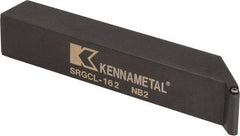Kennametal - SRGC, Left Hand Cut, 1" Shank Height x 1" Shank Width, Neutral Rake Indexable Turning Toolholder - 6" OAL, RC..21.5. Insert Compatibility, Series Screw-On - Eagle Tool & Supply