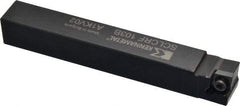 Kennametal - SCLC, Right Hand Cut, 5° Lead Angle, 5/8" Shank Height x 5/8" Shank Width, Neutral Rake Indexable Turning Toolholder - 4-1/2" OAL, CC..32.5. Insert Compatibility, Series Screw-On - Eagle Tool & Supply