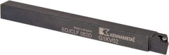Kennametal - SDJC, Left Hand Cut, 3° Lead Angle, 1/2" Shank Height x 1/2" Shank Width, Neutral Rake Indexable Turning Toolholder - 6" OAL, DC..21.5. Insert Compatibility, Series Screw-On - Eagle Tool & Supply