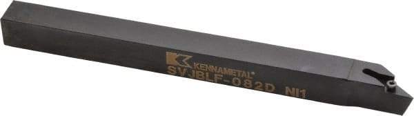 Kennametal - SVJB, Left Hand Cut, 3° Lead Angle, 1/2" Shank Height x 1/2" Shank Width, Neutral Rake Indexable Turning Toolholder - 6" OAL, VB..22. Insert Compatibility, Series Screw-On - Eagle Tool & Supply