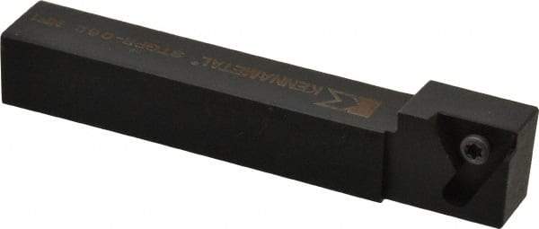 Kennametal - STGP, Right Hand Cut, 0° Lead Angle, 3/8" Shank Height x 3/8" Shank Width, Positive Rake Indexable Turning Toolholder - 2-1/2" OAL, TP..21.5. Insert Compatibility, Series Screw-On - Eagle Tool & Supply
