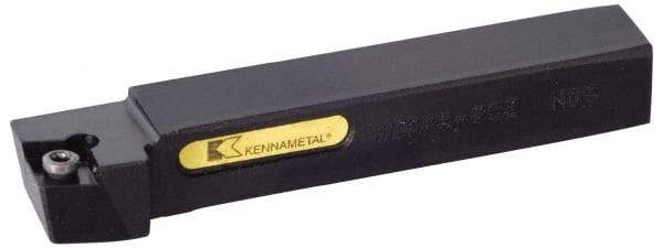 Kennametal - SCRP, Left Hand Cut, 15° Lead Angle, 1/2" Shank Height x 1/2" Shank Width, Positive Rake Indexable Turning Toolholder - 3-1/2" OAL, CP..32.5. Insert Compatibility, Series Screw-On - Eagle Tool & Supply