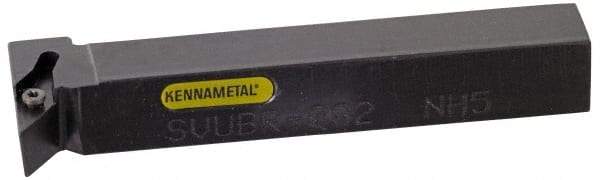 Kennametal - SVUB, Left Hand Cut, 3° Lead Angle, 5/8" Shank Height x 5/8" Shank Width, Neutral Rake Indexable Turning Toolholder - 4" OAL, VB..22. Insert Compatibility, Series Screw-On - Eagle Tool & Supply
