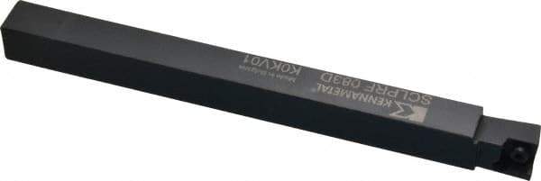 Kennametal - SCLP, Right Hand Cut, 5° Lead Angle, 1/2" Shank Height x 1/2" Shank Width, Positive Rake Indexable Turning Toolholder - 6" OAL, CP..32.5. Insert Compatibility, Series Screw-On - Eagle Tool & Supply