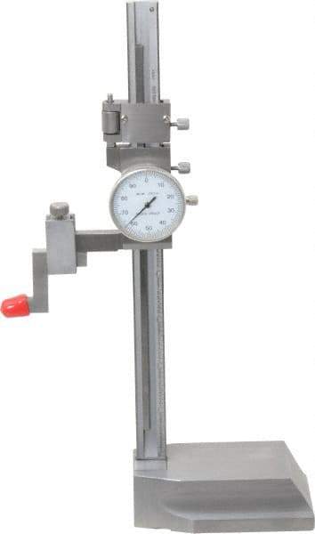Value Collection - 6" Stainless Steel Dial Height Gage - 0.001" Graduation, Dial Display - Eagle Tool & Supply