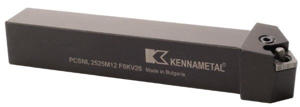 Kennametal - LH PCSN 0° Neutral Rake Indexable Turning Toolholder - Eagle Tool & Supply