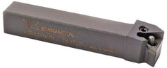 Kennametal - CTGP, Left Hand Cut, 5° Lead Angle, 12mm Shank Height x 12mm Shank Width, Positive Rake Indexable Turning Toolholder - 80mm OAL, TP..1103.. Insert Compatibility, Series Kendex - Eagle Tool & Supply