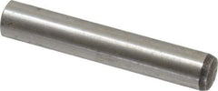 Value Collection - 10mm Diam x 60mm Pin Length Alloy Steel Standard Dowel Pin - C 58-62 Hardness, 37,100 Lb Breaking Strength, 1 Rounded End - Eagle Tool & Supply