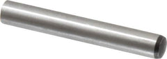 Value Collection - 10mm Diam x 70mm Pin Length Alloy Steel Standard Dowel Pin - C 58-62 Hardness, 37,100 Lb Breaking Strength, 1 Rounded End - Eagle Tool & Supply