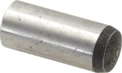 Value Collection - 12mm Diam x 30mm Pin Length Alloy Steel Standard Dowel Pin - C 58-62 Hardness, 53,400 Lb Breaking Strength, 1 Rounded End - Eagle Tool & Supply