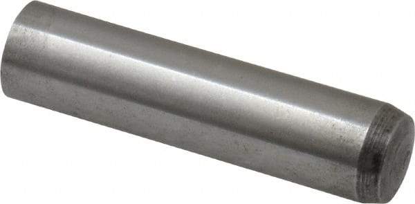 Value Collection - 12mm Diam x 50mm Pin Length Alloy Steel Standard Dowel Pin - C 58-62 Hardness, 53,400 Lb Breaking Strength, 1 Rounded End - Eagle Tool & Supply