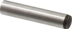 Value Collection - 12mm Diam x 60mm Pin Length Alloy Steel Standard Dowel Pin - C 58-62 Hardness, 53,400 Lb Breaking Strength, 1 Rounded End - Eagle Tool & Supply