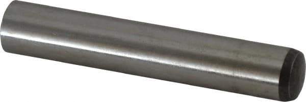 Value Collection - 12mm Diam x 70mm Pin Length Alloy Steel Standard Dowel Pin - C 58-62 Hardness, 53,400 Lb Breaking Strength, 1 Rounded End - Eagle Tool & Supply