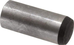 Value Collection - 16mm Diam x 40mm Pin Length Alloy Steel Standard Dowel Pin - C 58-62 Hardness, 94,900 Lb Breaking Strength, 1 Rounded End - Eagle Tool & Supply
