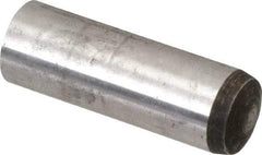 Value Collection - 16mm Diam x 50mm Pin Length Alloy Steel Standard Dowel Pin - C 58-62 Hardness, 94,900 Lb Breaking Strength, 1 Rounded End - Eagle Tool & Supply