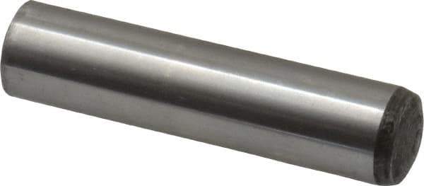 Value Collection - 16mm Diam x 70mm Pin Length Alloy Steel Standard Dowel Pin - C 58-62 Hardness, 94,900 Lb Breaking Strength, 1 Rounded End - Eagle Tool & Supply