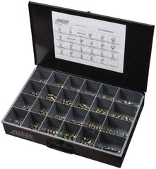 Value Collection - 250 Piece, Inch, Steel Grease Fitting Set - Eagle Tool & Supply