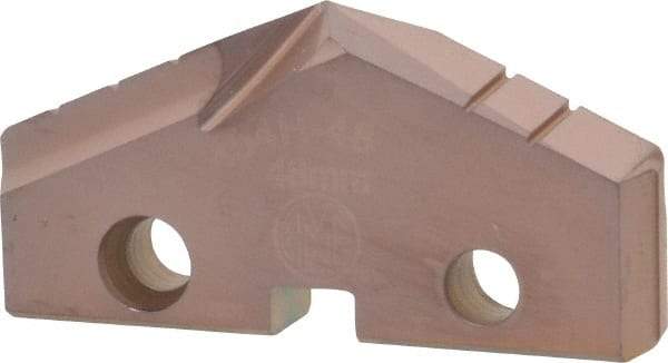 Allied Machine and Engineering - 48mm Diam x 5/16" Thick, Seat Code 4, 132° Included Angle Spade Drill Insert - AM200 Coated, Cobalt, Grade Super Cobalt, Series GEN2 T-A - Eagle Tool & Supply