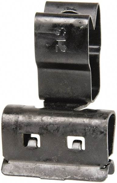 Thomas & Betts - Spring Steel Rigid/EMT Flange Mounted Snap In Conduit Clip - 1/2 - 1" EMT, 1/2" Rigid, Anodized Finish - Eagle Tool & Supply