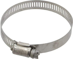 IDEAL TRIDON - SAE Size 40, 2-1/16 to 3" Diam, Stainless Steel Worm Drive Clamp - 1/2" Wide, Material Grade 201/305, Series 620 - Eagle Tool & Supply