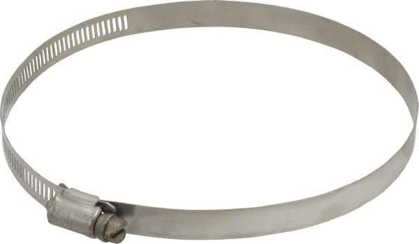 IDEAL TRIDON - SAE Size 88, 4-1/16 to 6" Diam, Stainless Steel Worm Drive Clamp - 1/2" Wide, Material Grade 201/305, Series 620 - Eagle Tool & Supply